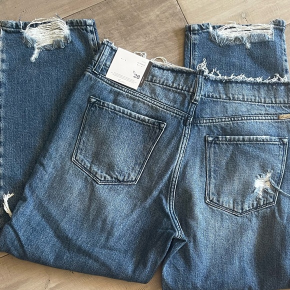 New KanCan Blue Distressed Jeans - Picture 3 of 6
